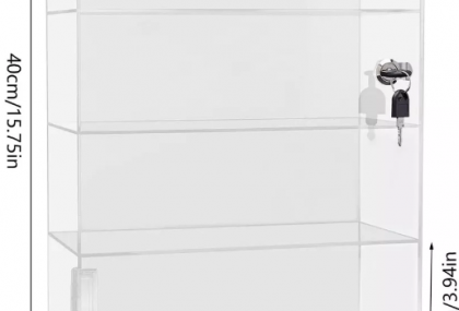 Şeffaf Akrilik Vitrin